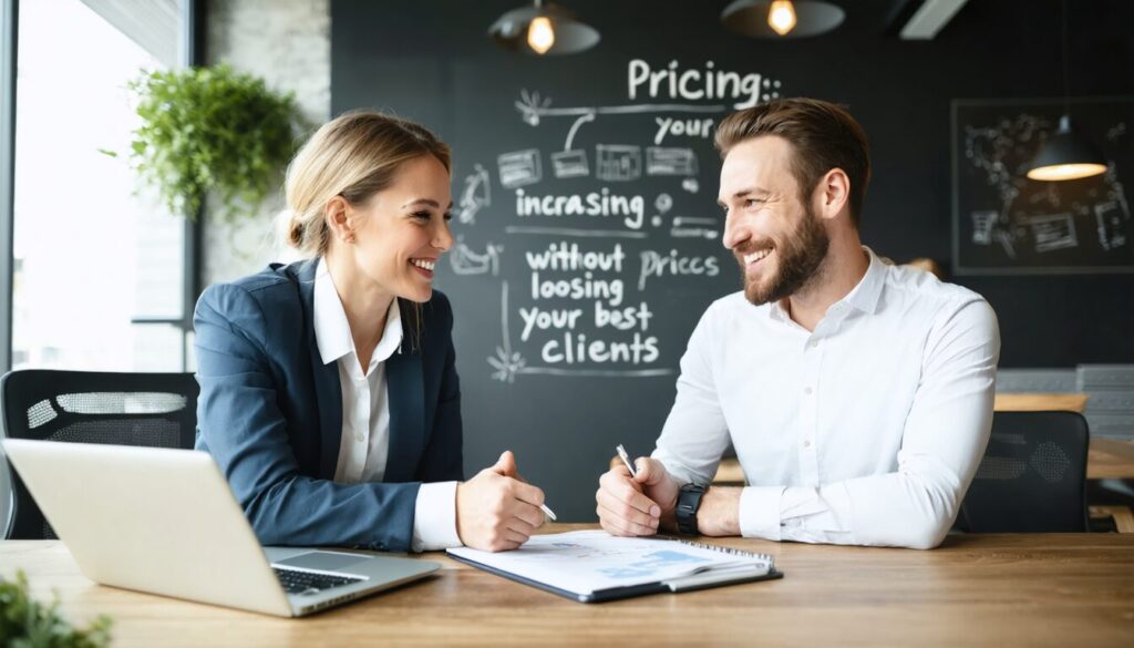 découvrez comment augmenter vos prix stratégiquement sans perdre vos meilleurs clients, en adoptant des techniques efficaces de fixation des prix.